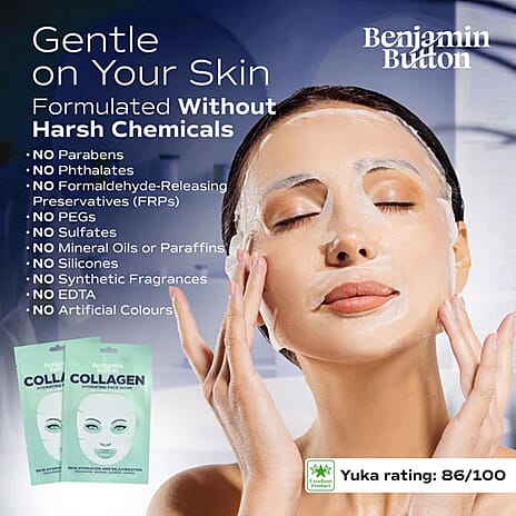 Benjamin Button Collagen Mask - Pack of 5