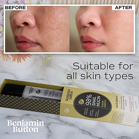 Benjamin Button Snail Serum with 98% Snail Mucin - 100ml