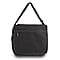 Canvas Flapover Messenger Crossbody Bag - Grey