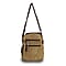 Canvas Unisex Crossbody Everyday Utility Bag - Black