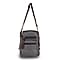 Canvas Unisex Crossbody Everyday Utility Bag - Black
