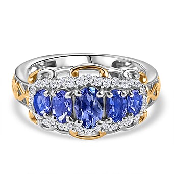 https://tjcuk.sirv.com/Products/80/8/8082732/Tanzanite-White-Zircon-5-Stone-Ring-Sterling-Silver-1-687-Ct_8082732.jpg?w=342&h=342