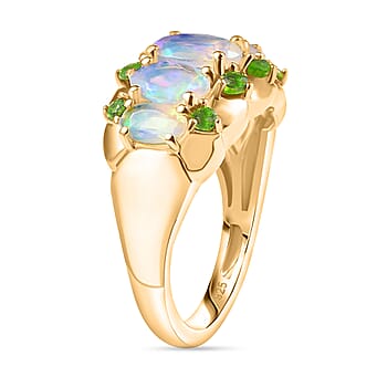 https://tjcuk.sirv.com/Products/80/8/8083186/Ethiopian-Faceted-Opal-Natural-Chrome-Diopside-Ring-in-18K-Vermeil-Yel_8083186_3.jpg?w=342&h=342