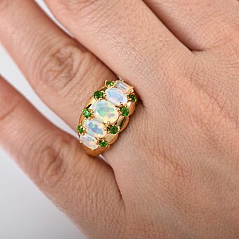 https://tjcuk.sirv.com/Products/80/8/8083188/Ethiopian-Faceted-Opal-Natural-Chrome-Diopside-Ring-in-18K-Vermeil-Yel_8083188_2.jpg?w=342&h=342