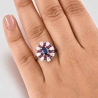 https://tjcuk.sirv.com/Products/80/8/8083227/Kashmir-Kyanite-African-Ruby-Moissanite-Cluster-Ring-in-Rhodium-Overla_8083227_2.jpg?w=342&h=342