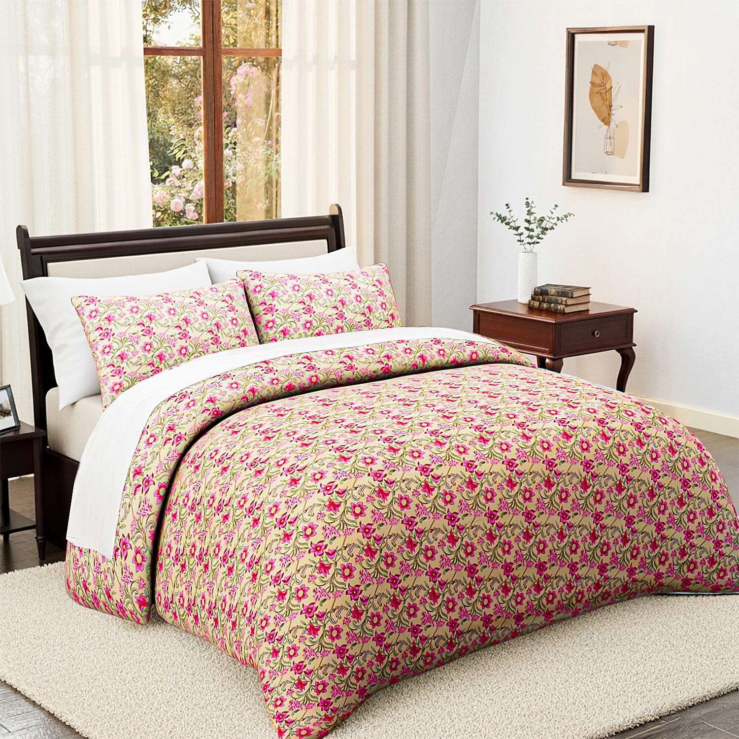 Micro Printed Duvet Cover