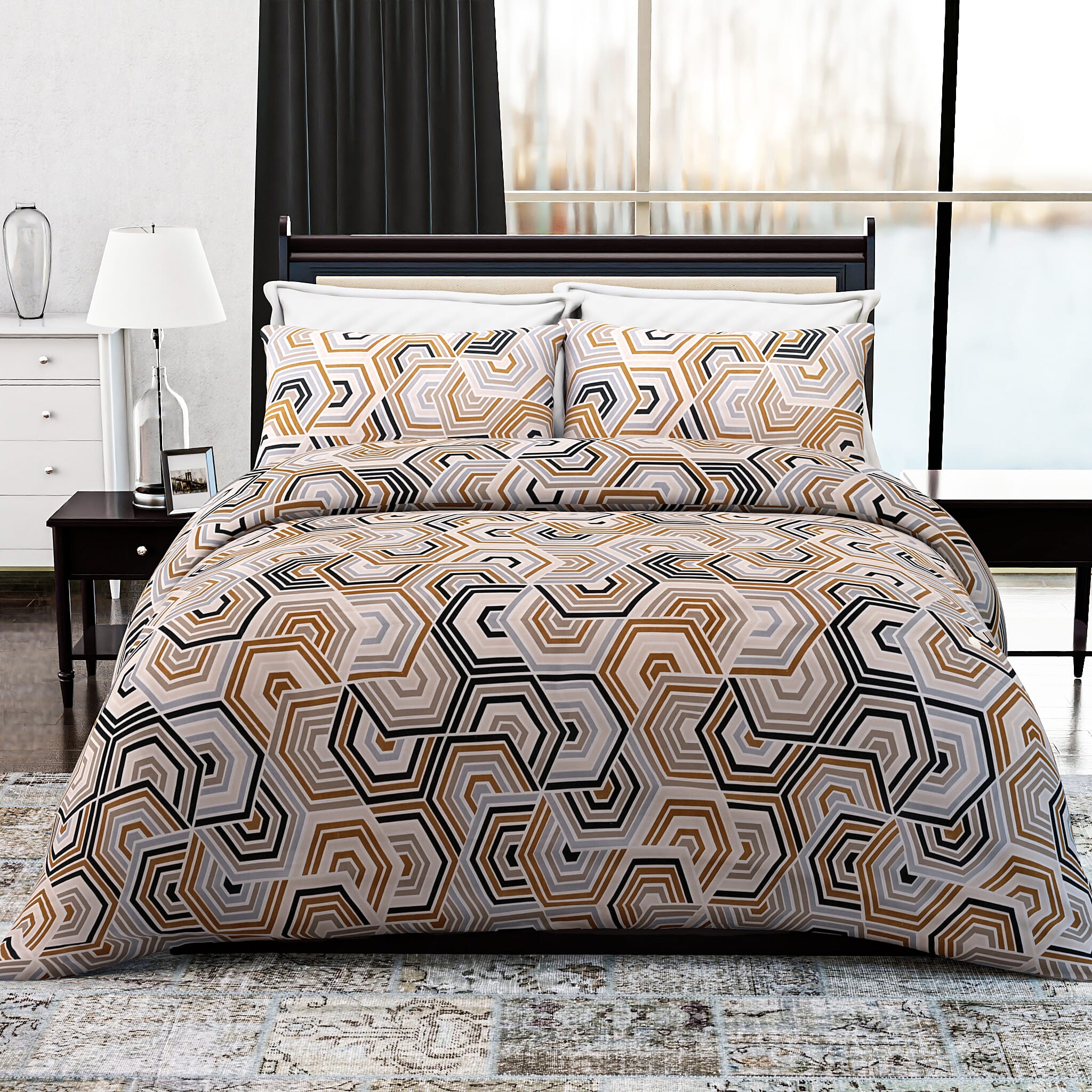 Micro-Printed-Duvet-Cover-Size-200x1-cm-Pink-White