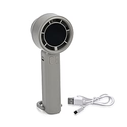 High Speed Handheld Fan with Digital Display - Portable USB-C Rechargeable Mini Fan