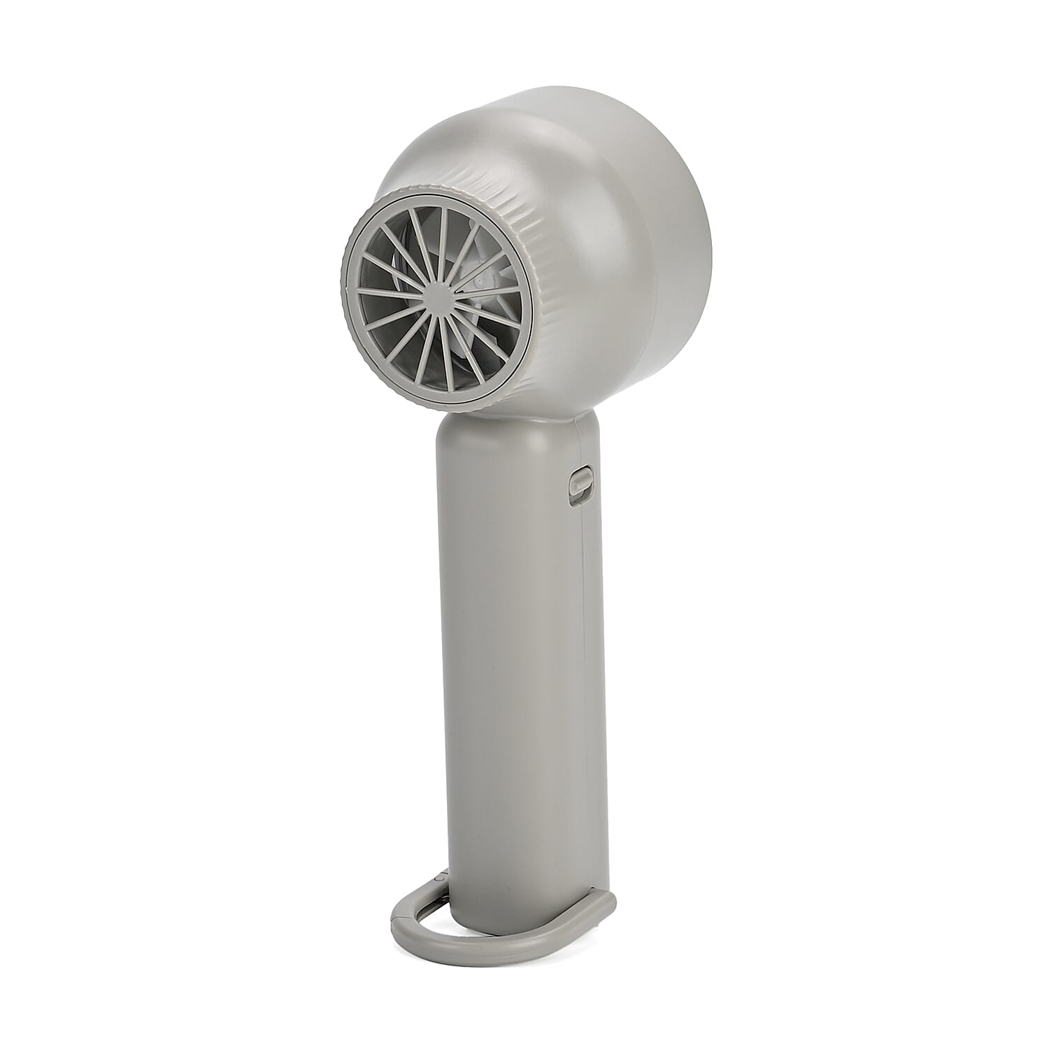 High Speed Handheld Fan with Digital Display - Portable USB-C Rechargeable Mini Fan - Grey High Speed Handheld Fan with Digital Display - Portable USB-C Rechargeable Mini Fan - Grey
