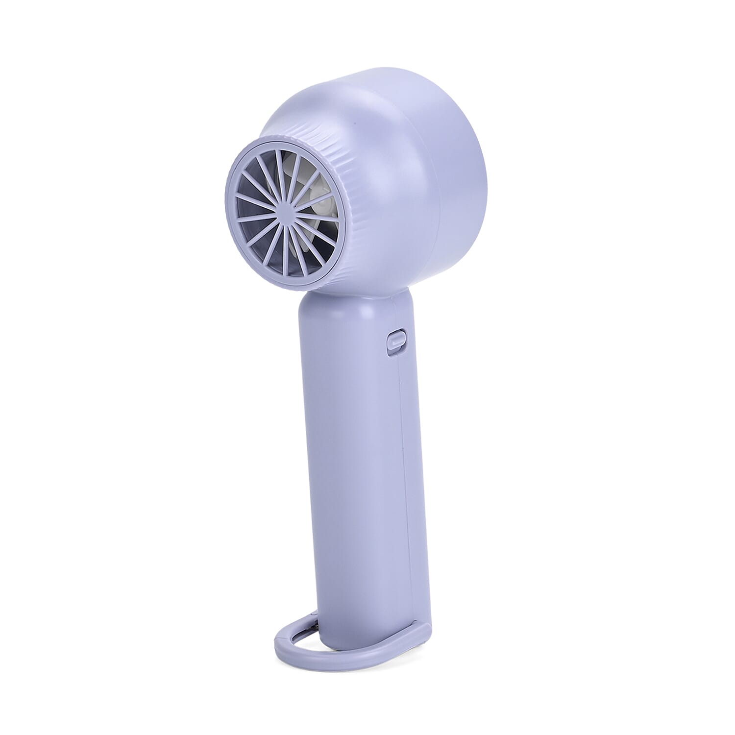 High Speed Handheld Fan with Digital Display - Portable USB-C Rechargeable Mini Fan - Lilac