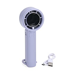 High Speed Handheld Fan with Digital Display - Portable USB-C Rechargeable Mini Fan