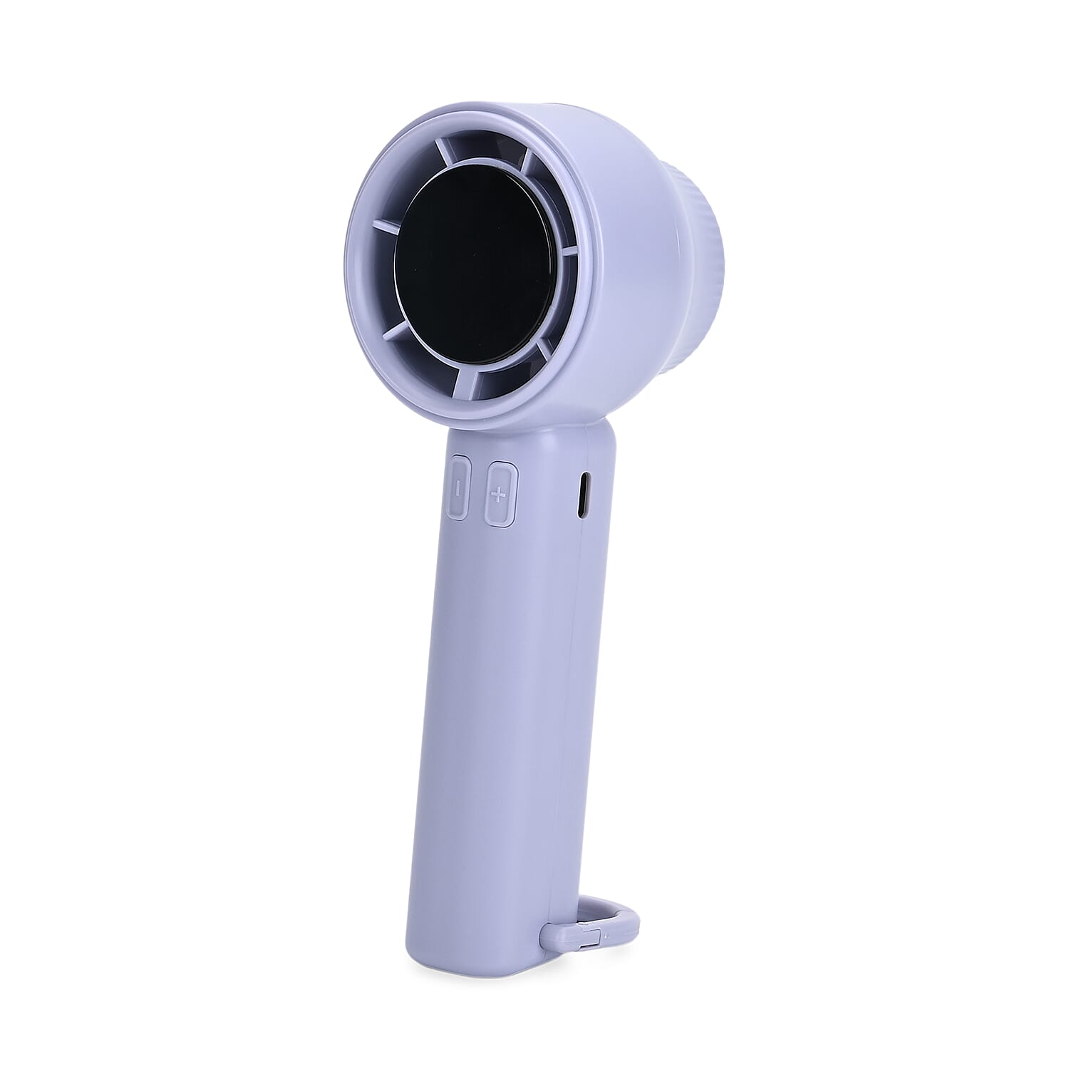 High Speed Handheld Fan with Digital Display - Portable USB-C Rechargeable Mini Fan - Blue High Speed Handheld Fan with Digital Display - Portable USB-C Rechargeable Mini Fan - Blue