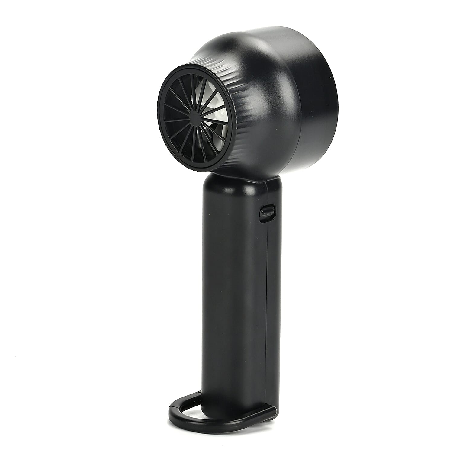 High Speed Handheld Fan with Digital Display - Portable USB-C Rechargeable Mini Fan - Black