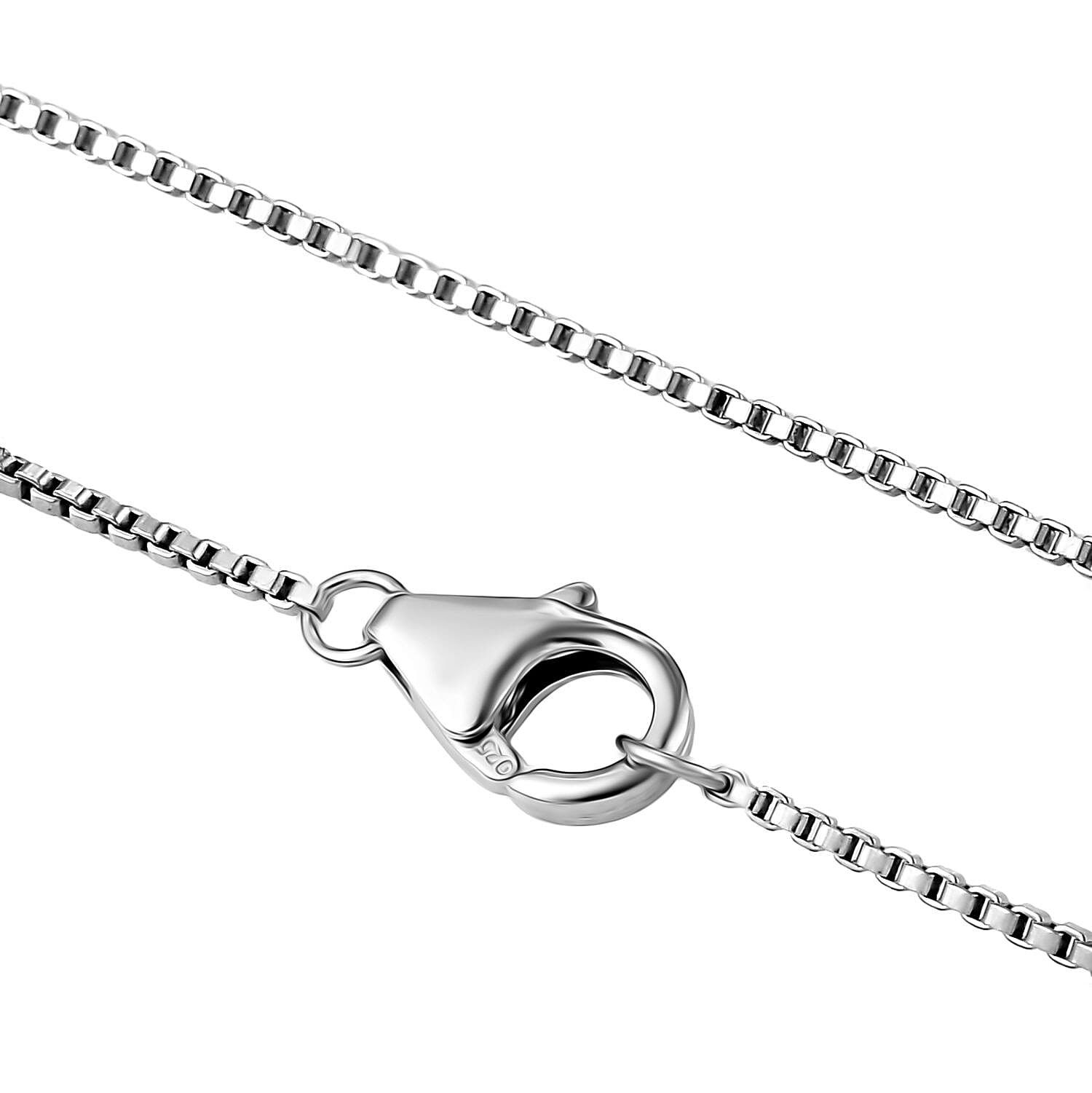 Sterling Silver Beaded Tassle Necklace (Size - 20) with Lobster Clasp