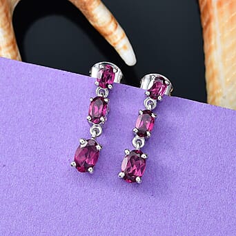 https://tjcuk.sirv.com/Products/80/8/8084446/Radiant-Ember-Garnet-Dangling-Earring-with-Push-Back-in-Rhodium-Overla_8084446_1.jpg?w=342&h=342