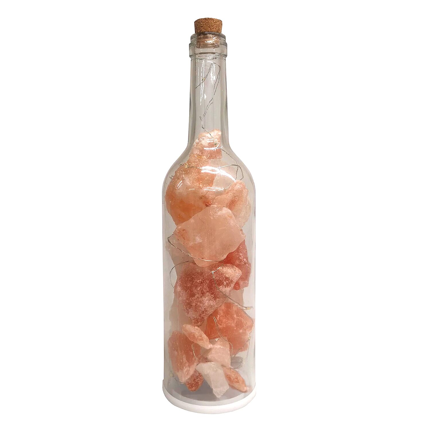 Clear Bottle Himalayan Salt Table Lamp (Size - One Size) - Bottle