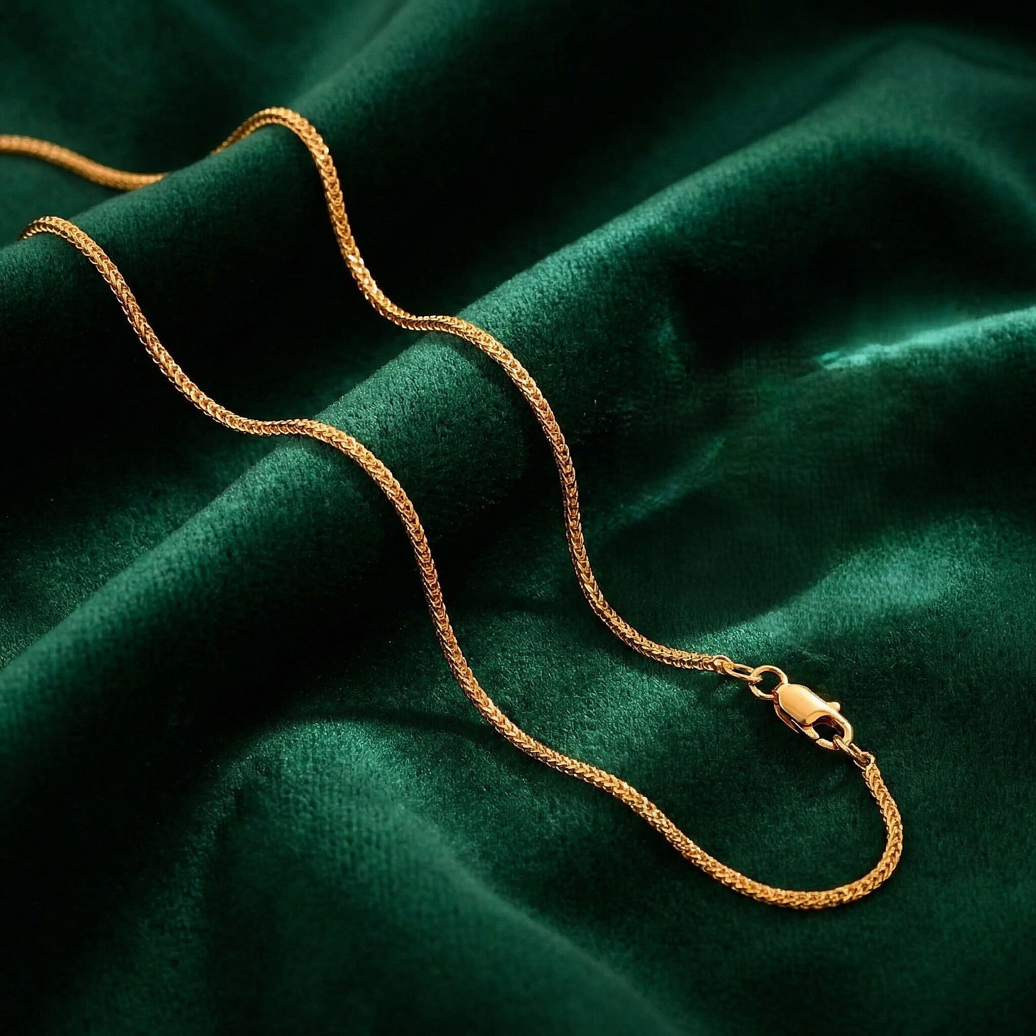 JCK Vegas Find - 22K Yellow Gold  ( 91.6% Purity) Spiga Necklace (Size - 20)