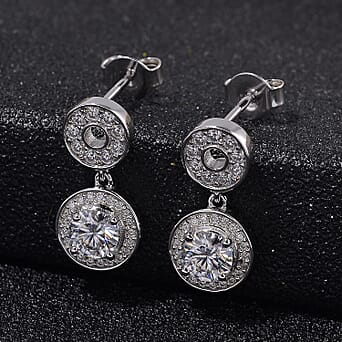 https://tjcuk.sirv.com/Products/80/8/8085101/Moissanite-Dangling-Earring-in-Rhodium-OverlaySterling-Silver-1-440-Ct_8085101_1.jpg?w=342&h=342