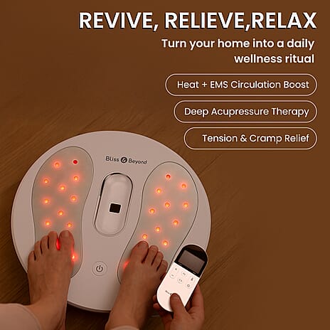 Bliss - Beyond EMS and Tens Heating Foot Massager (9 Modes) - White