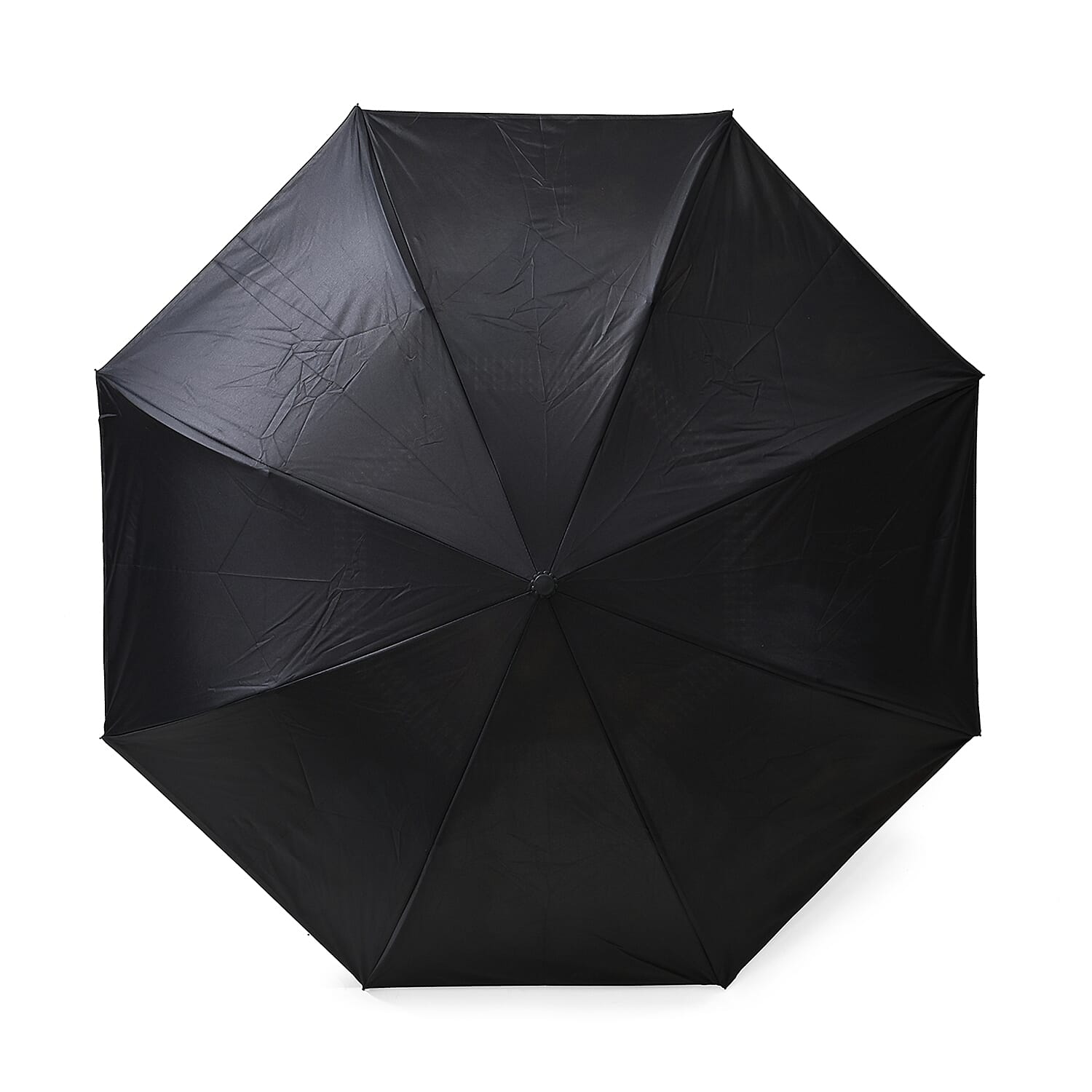 Reverse Flower Pattern Umbrella with C-Shaped Handle - Pink