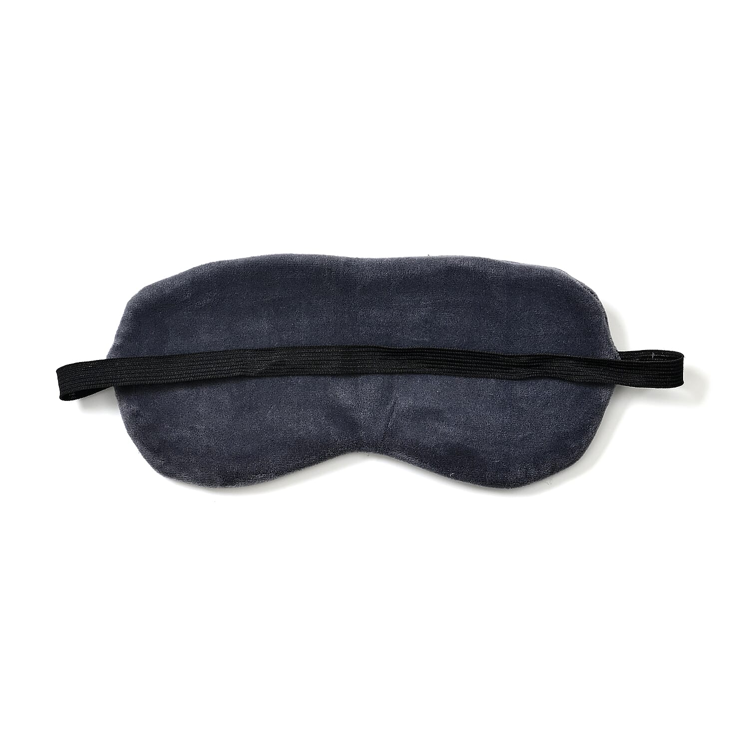 Memory Foam Travel Neck Pillow & Eye Mask Set (Size 30x28cm) - Grey