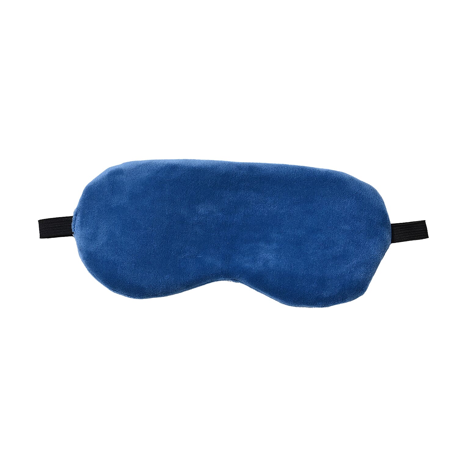 Memory Foam Travel Neck Pillow & Eye Mask Set (Size 30x28cm) - Blue