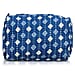 Set of 4 - Cotton Quilted Cosmetic and Toiletry Bag