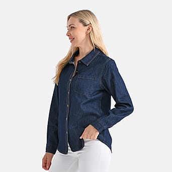 https://tjcuk.sirv.com/Products/80/8/8085865/La-Marey-Classic-Denim-Shirt-Size-M-Dark-Blue_8085865_2.jpg?w=342&h=342