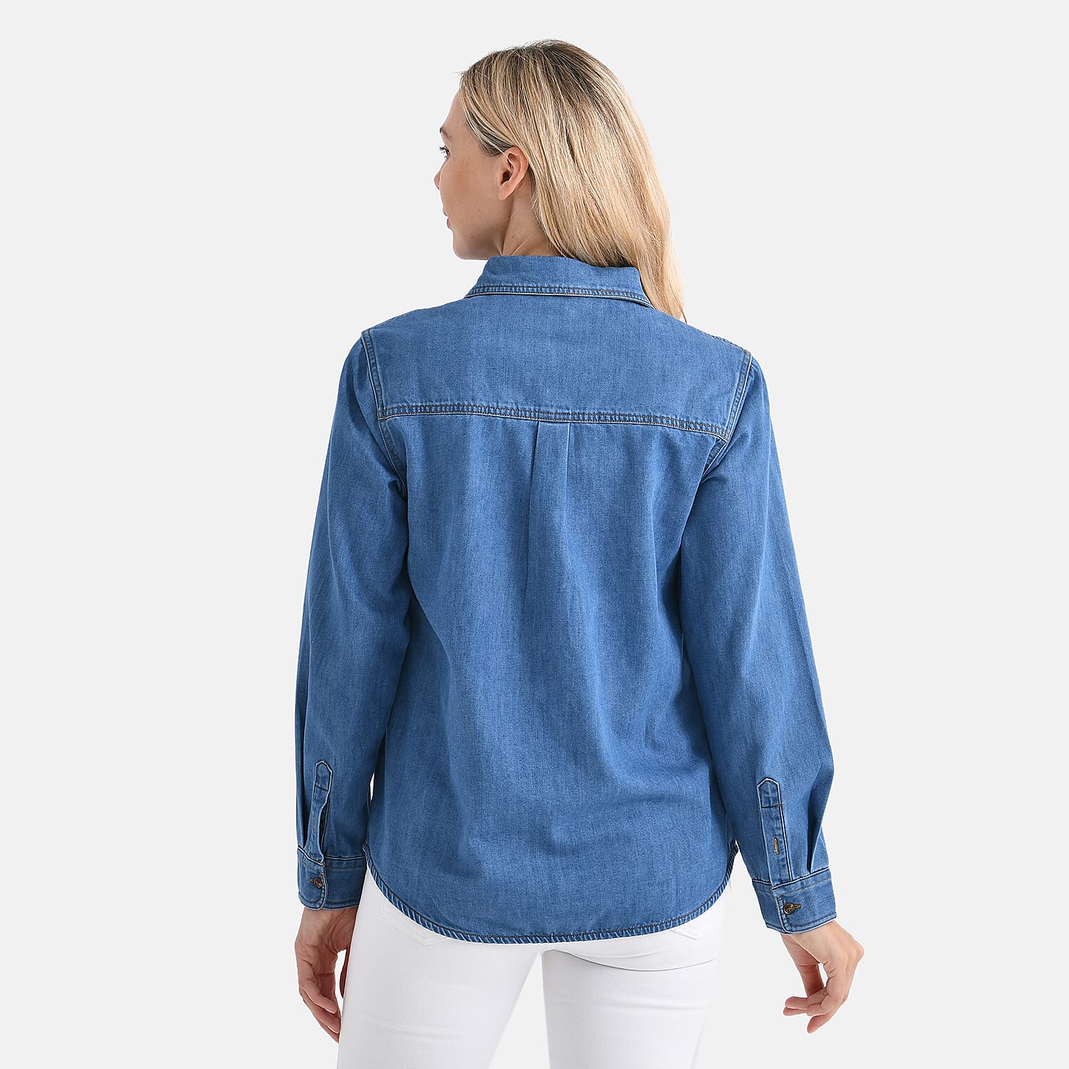 La Marey Classic Denim Shirt (Size S) - Light Denim