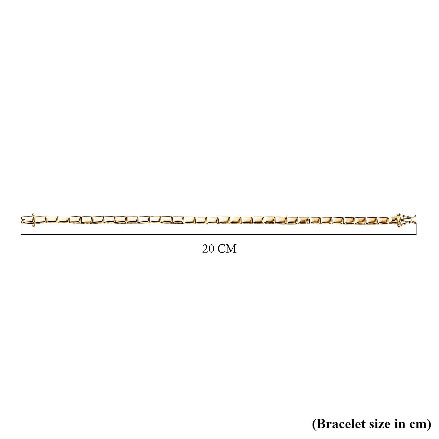 Biggest Designer Closeout Deal - 9K Yellow Gold Bar Bracelet (Size - 7.5), Gold Wt. 5.09 Gms Biggest Designer Closeout Deal - 9K Yellow Gold Bar Bracelet (Size - 7.5), Gold Wt. 5.09 Gms