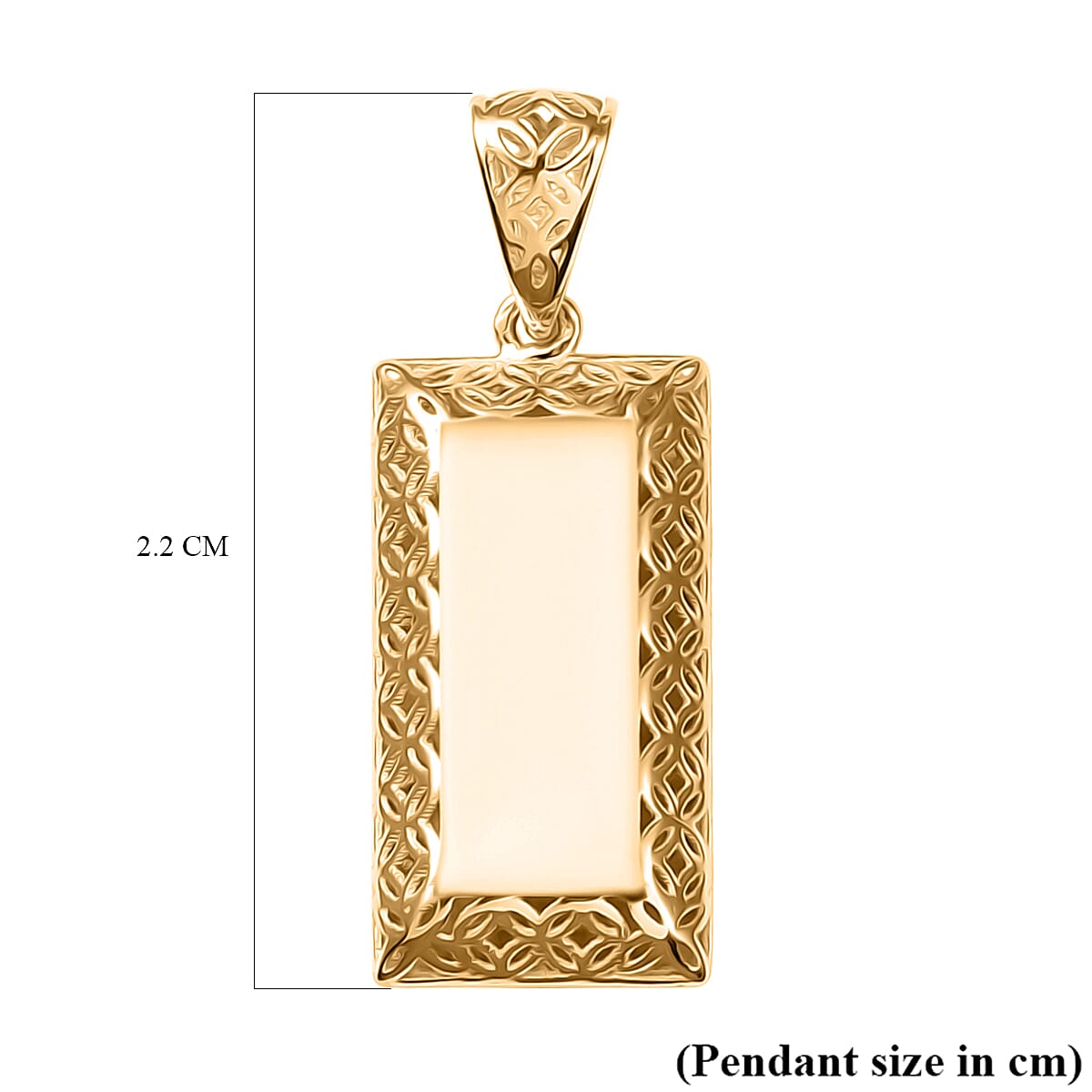 9K Yellow Gold Bar Pendant 9K Yellow Gold Bar Pendant