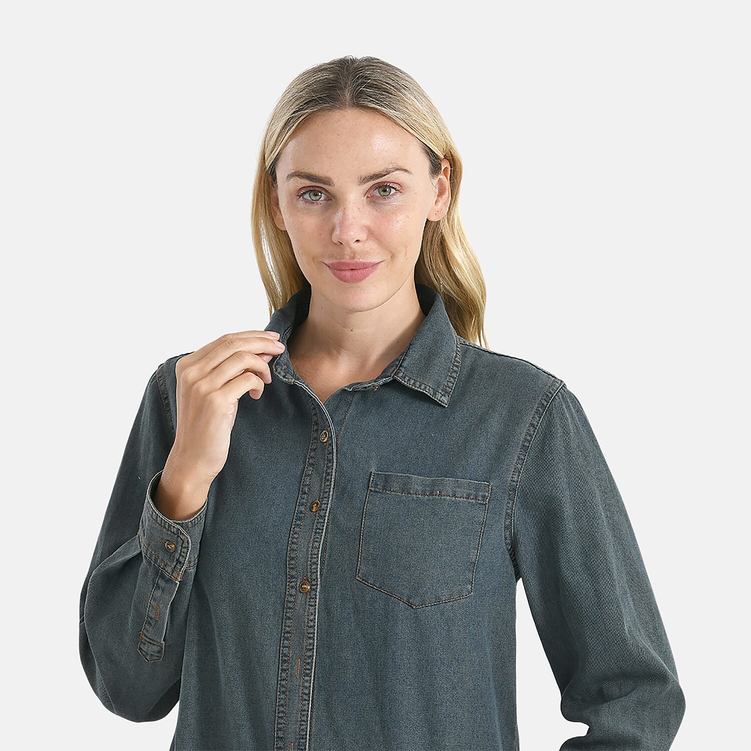 La Marey Denim Shirt (Size - S) - Vintage Denim