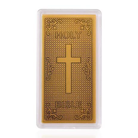 Biggest Gold Deal 2025 - 24K Yellow Gold (99.99% Purity) Bible