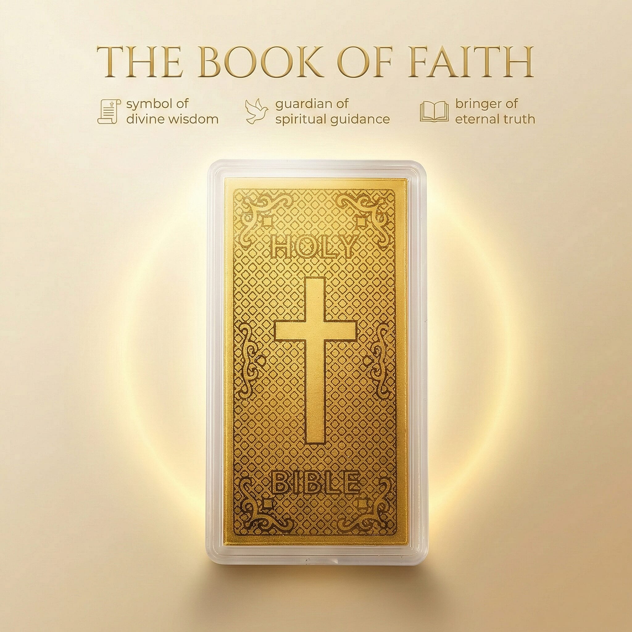 Biggest Gold Deal 2025 - 24K Yellow Gold (99.99% Purity) Bible