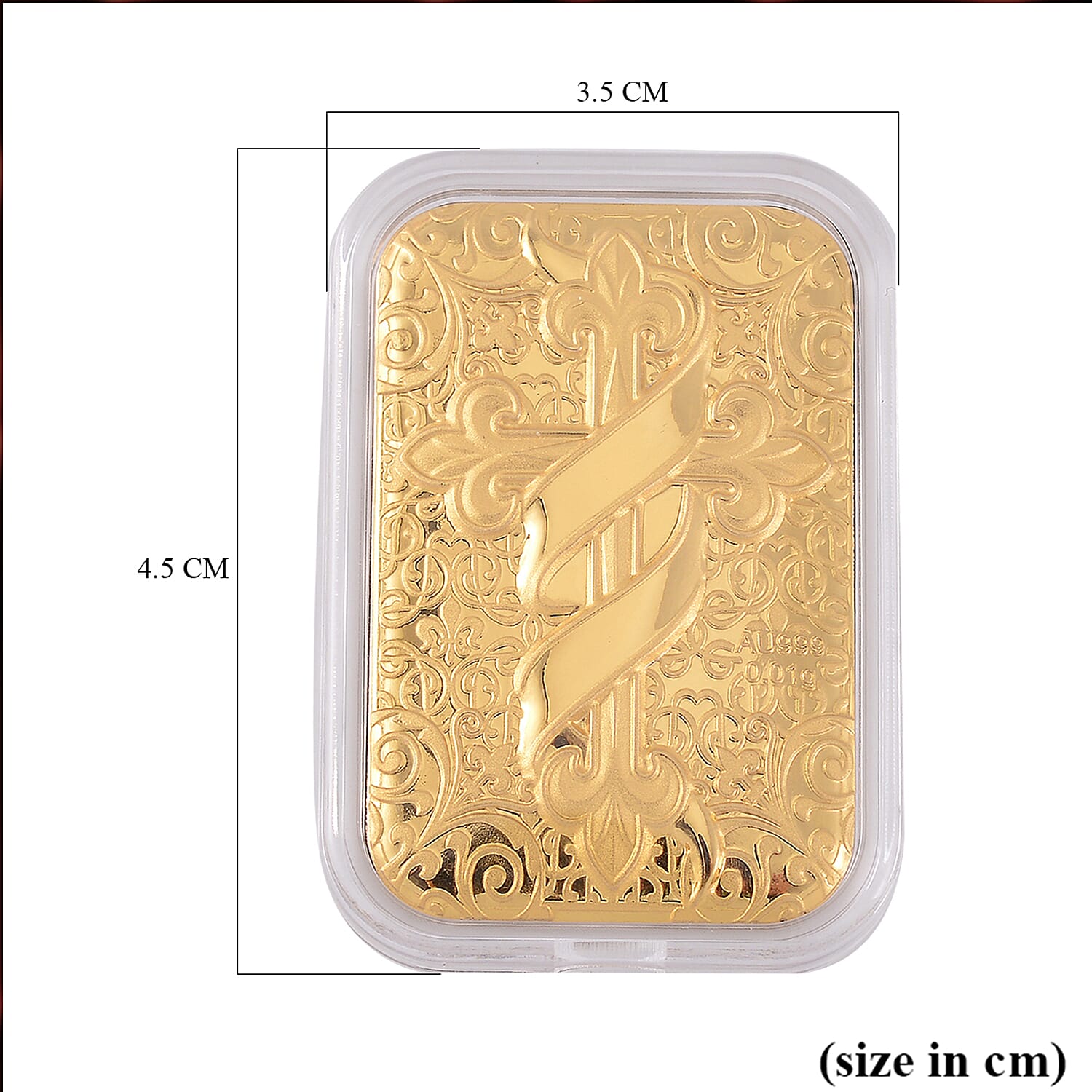 Biggest Gold Deal - 24K Yellow Gold Cross Bar Biggest Gold Deal - 24K Yellow Gold Cross Bar