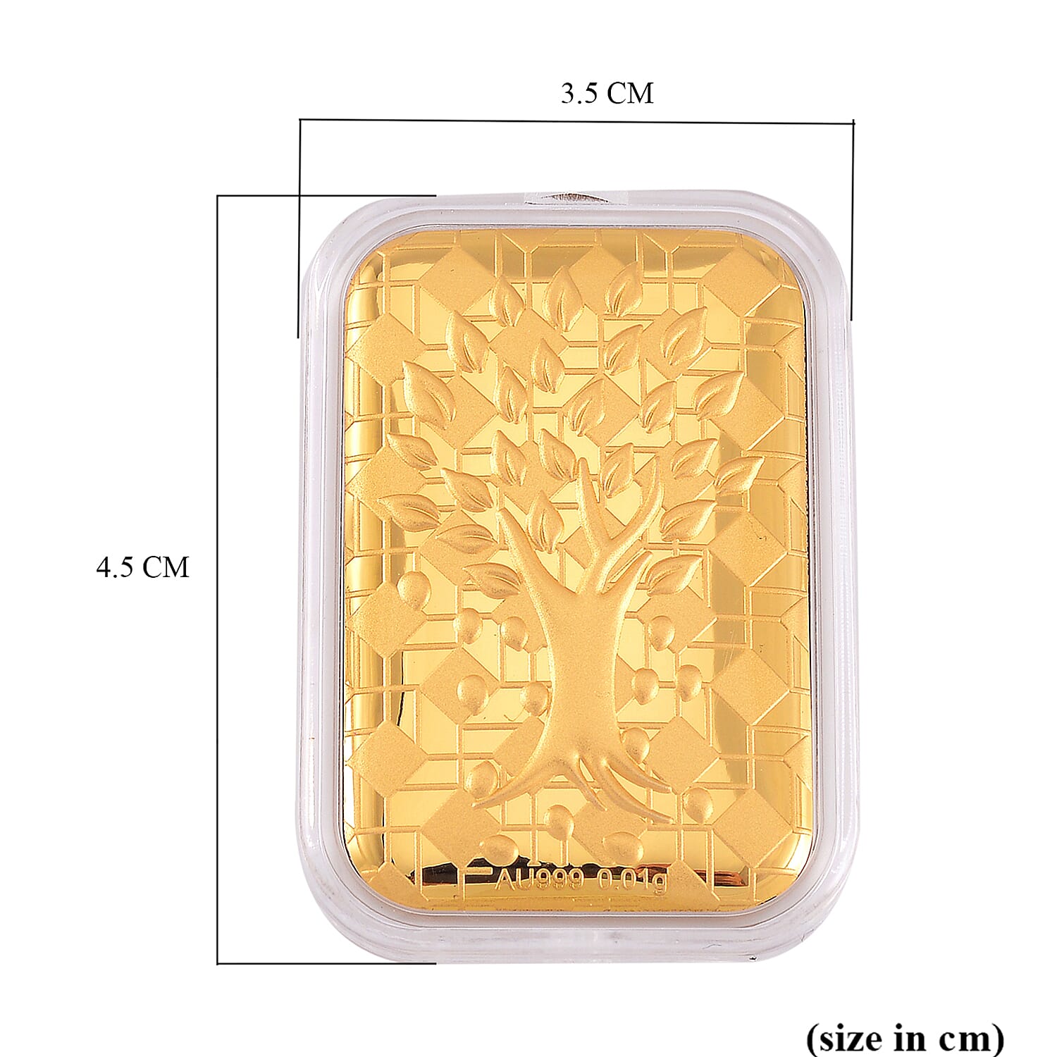 Biggest Gold Deal  - 24K Yellow Gold Tree Of Life Bar