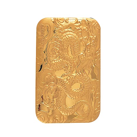 Biggest Gold Deal - 24K Yellow Gold Full Embossed Dragon Gold