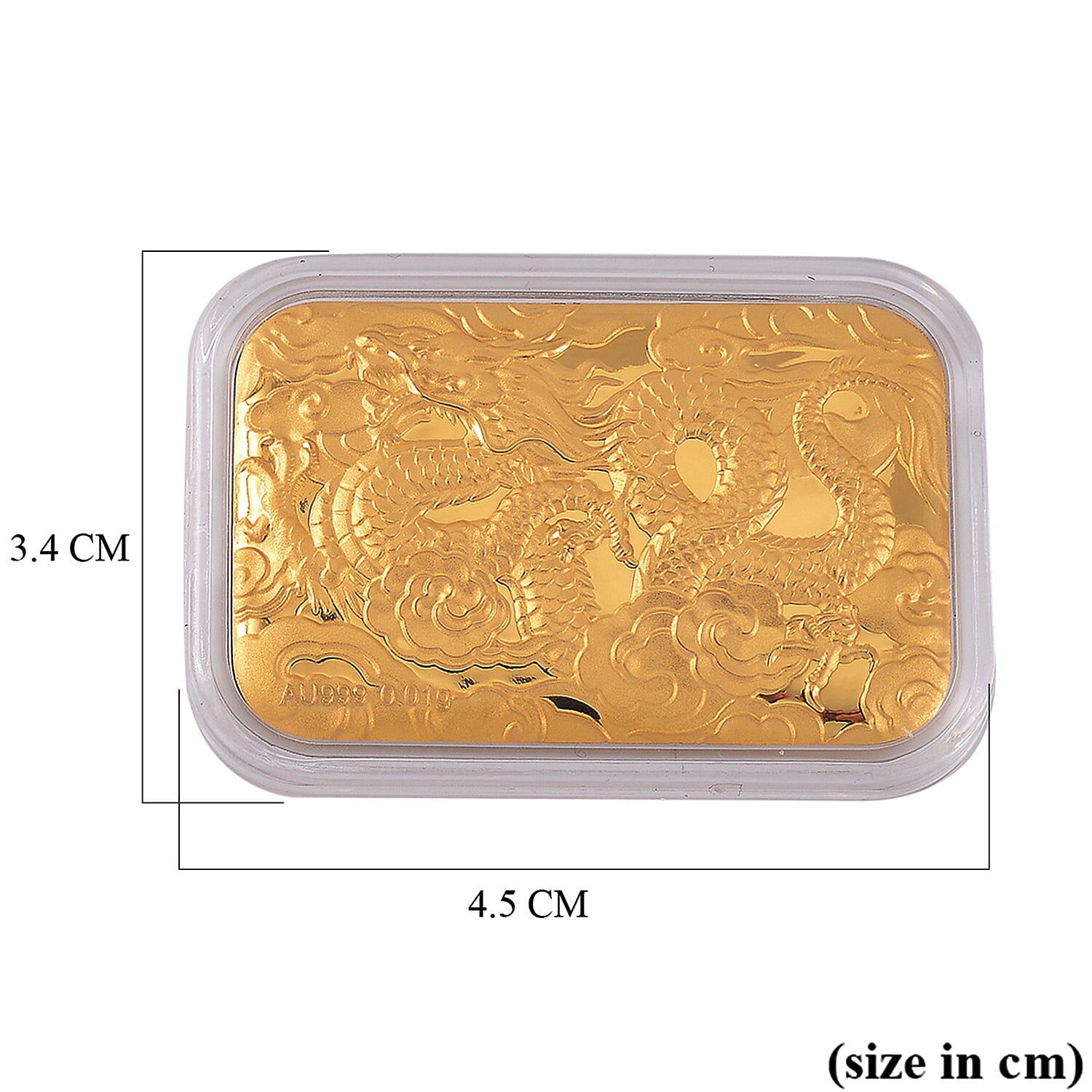 Biggest Gold Deal - 24K Yellow Gold Full Embossed Dragon Gold