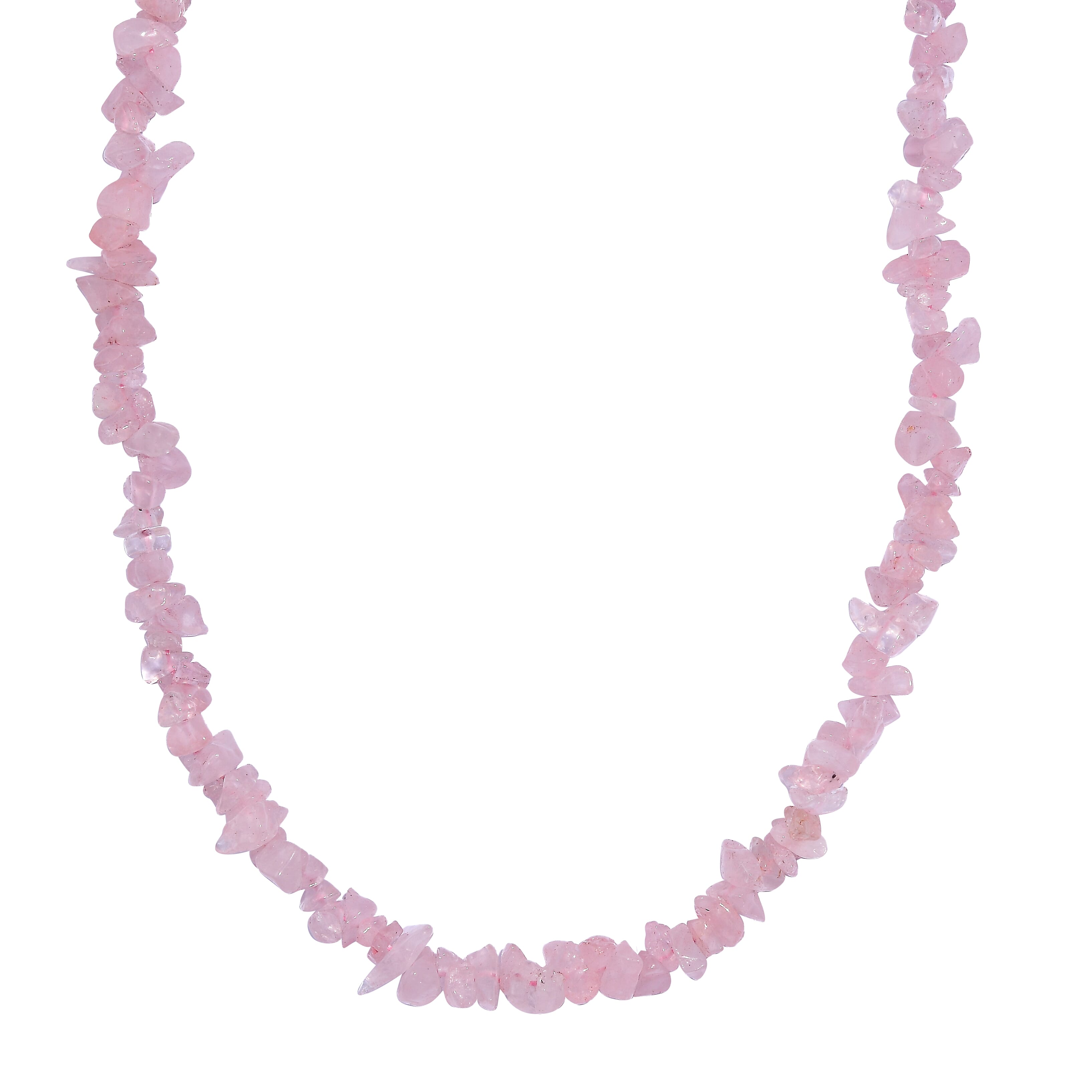 Tucson Find - Rose quartz Necklace (Size - 28) 189.00 Ct.