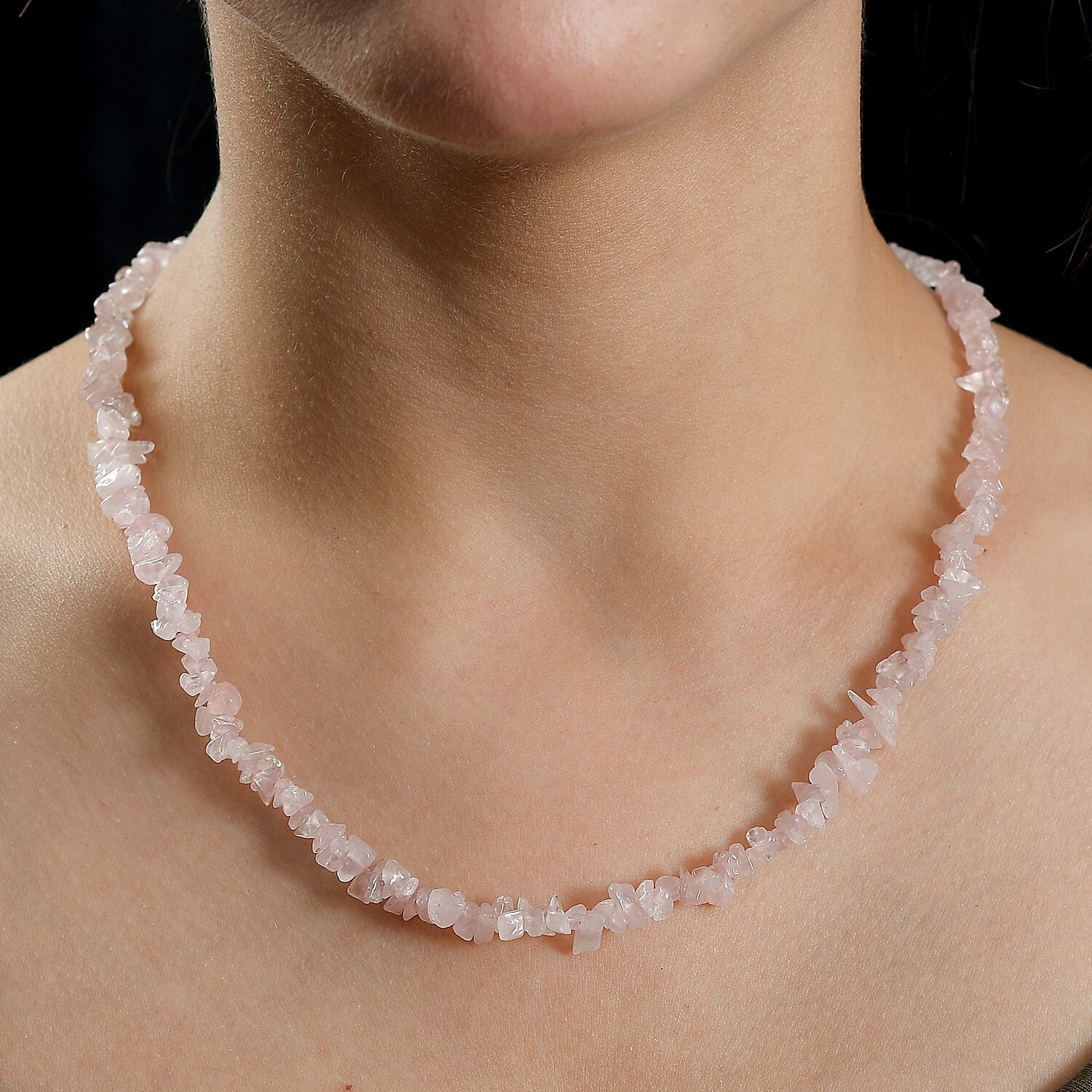 Tucson Find - Rose quartz Necklace (Size - 28) 189.00 Ct.