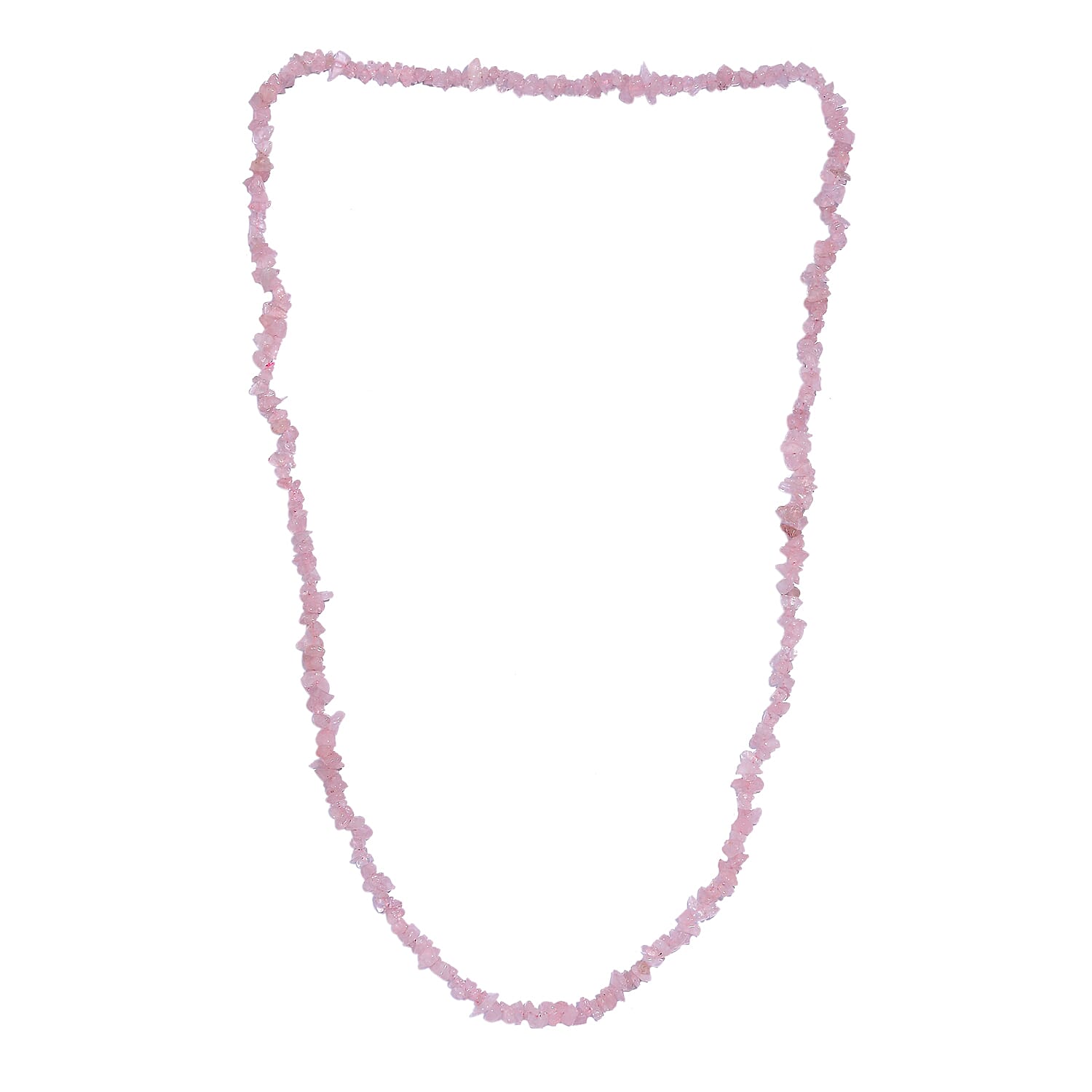 Tucson Find - Rose quartz Necklace (Size - 28) 189.00 Ct.