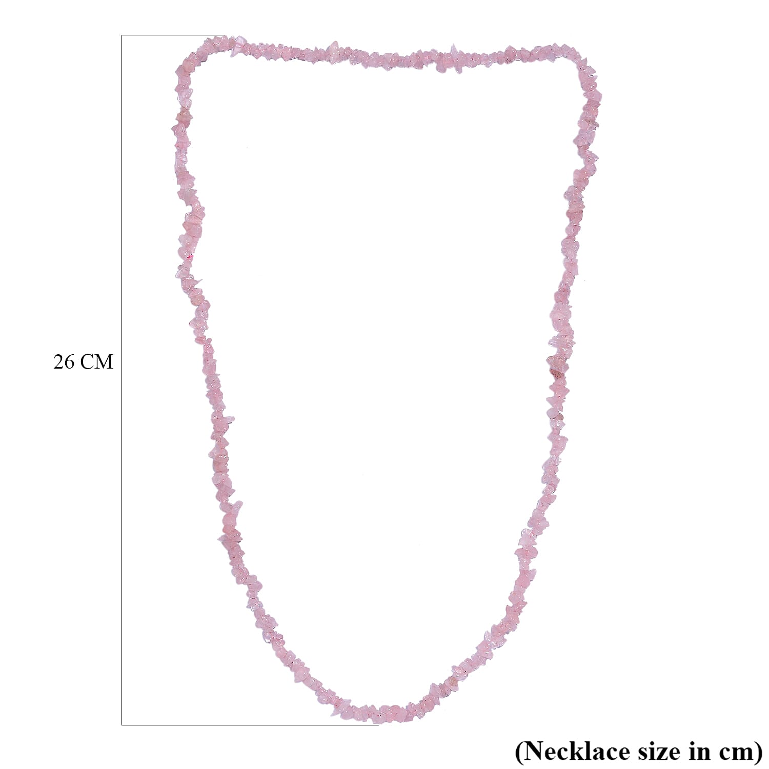 Tucson Find - Rose quartz Necklace (Size - 28) 189.00 Ct.