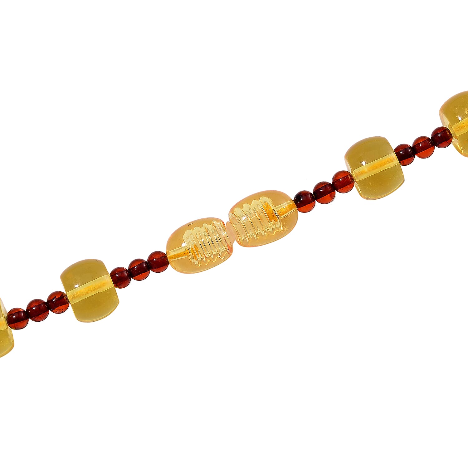 Rare Tucson Find - Natural Honey and Cognac Amber Necklace (Size - 22) with Screw Clasp 100.00 Ct. Rare Tucson Find - Natural Honey and Cognac Amber Necklace (Size - 22) with Screw Clasp 100.00 Ct.