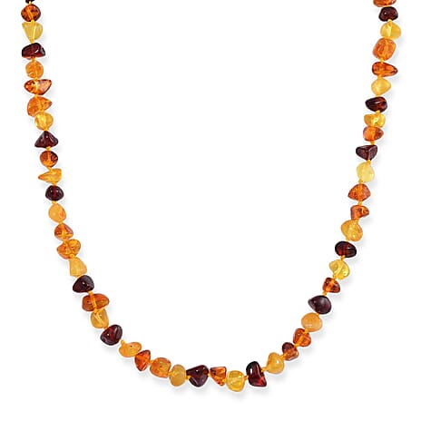 Tucson Find - Baltic Amber Necklace (Size 20) with Screw Clasp 52.00 Ct.