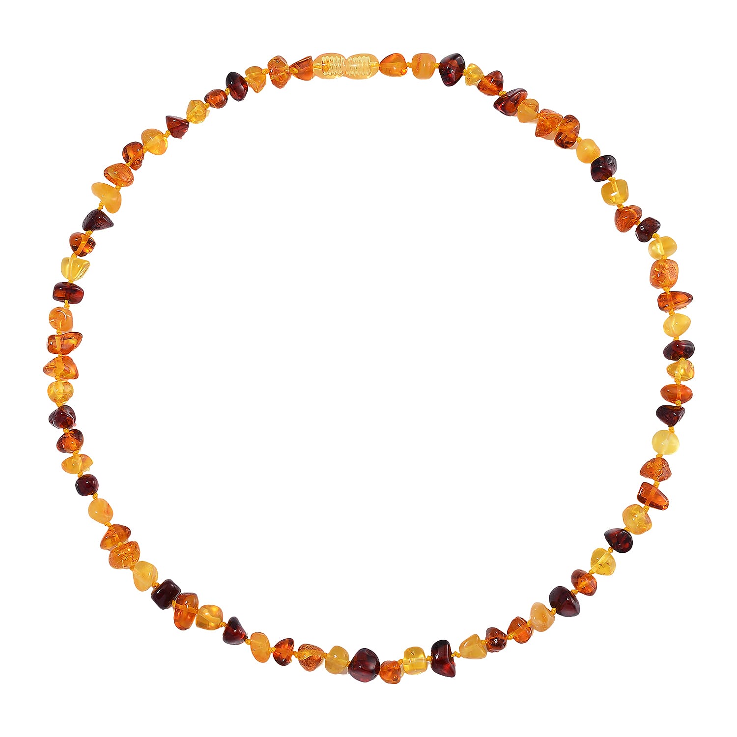 Tucson Find - Baltic Amber Necklace (Size 20) with Screw Clasp 52.00 Ct.