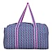 Cotton Quilted Travel Bag with Zipper Closure