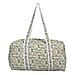 Cotton Quilted Travel Bag with Zipper Closure