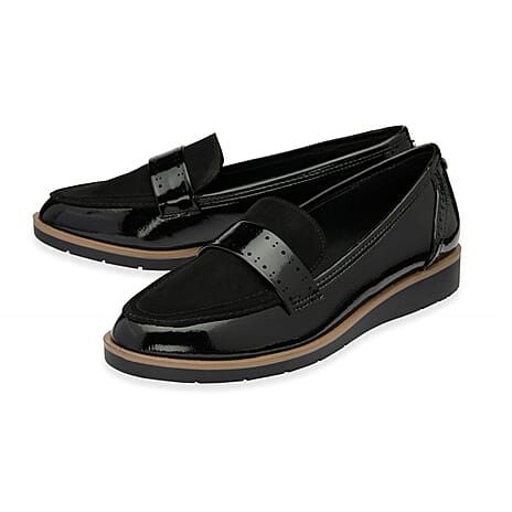 Lotus CAMBRIDGE Ladies Loafer (Size - 3) - Black