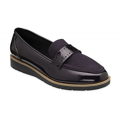 Lotus Ladies Cambridge Loafer Shoe (Size 6) - Purple