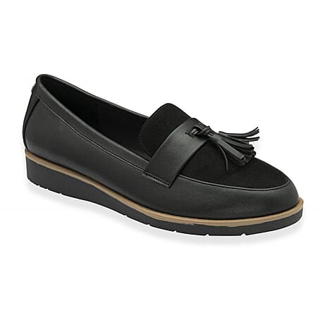 Lotus Ladies York Loafer Shoe (Size 6) - Black